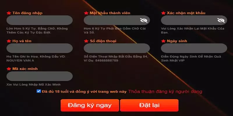 Thao tác truy cập tài khoản và cược đơn giản